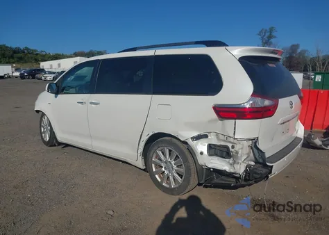 2017 Toyota Sienna Xle/Limited z USA, uszkodzony, nr VIN 5TDDZ3DC6HS167193